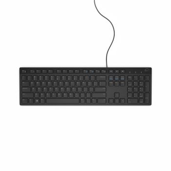 DELL Keyboard USB KB216 Multimedia black (580-ADHE)