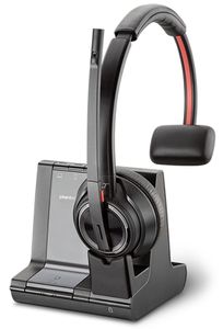 POLY SAVI W8210-M, UC 3IN1 On-the-head Mono headset, DECT, Microsoft Certified (207322-02)