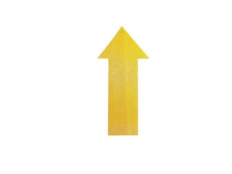 DURABLE gulvmarkering pil signalgul 10stk (170504)