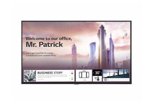 LG 55UH5F-H 55inch UHD Signage IPS 16:9 4K-500cd2 500000:1 60Hz 8ms 24h/7j HDMI 1/ 2/ 3/ DVI/ DP/ OPS webOS 4.1 Portrait & Paysage (A) (55UH5F-H)