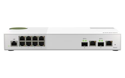 QNAP QSW-M2108-2C - Switch - Managed - 2 x 10 Gigabit SFP+ + 8 x 2.5GBase-T - desktop (QSW-M2108-2C)
