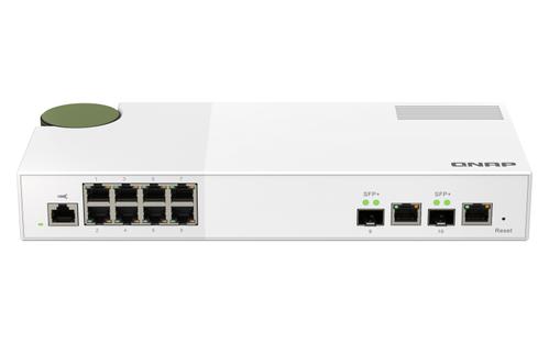 QNAP QSW-M2108-2C 8 port 2.5Gbps 2 port 10Gbps SFP+/ NBASE-T Combo web managed switch (QSW-M2108-2C)