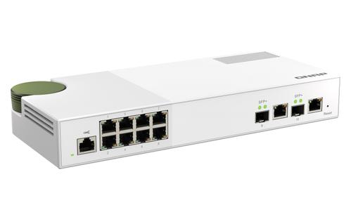 QNAP QSW-M2108-2C - Switch - Managed - 2 x 10 Gigabit SFP+ + 8 x 2.5GBase-T - desktop (QSW-M2108-2C)