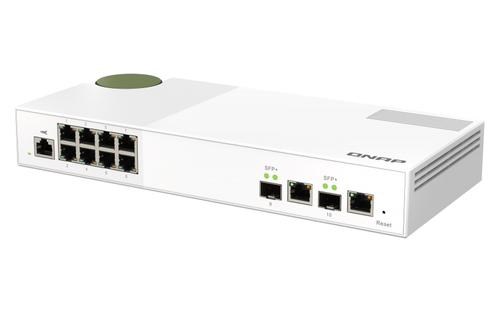 QNAP QSW-M2108-2C - Switch - Managed - 2 x 10 Gigabit SFP+ + 8 x 2.5GBase-T - desktop (QSW-M2108-2C)