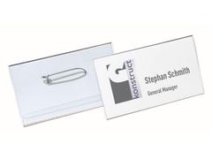 OEM Navneskilt 40x75mm m/nål (100)