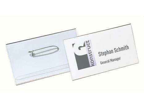 OEM Navneskilt 40x75mm m/nål (100) (8148-19)