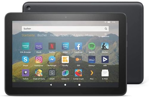AMAZON Fire HD 8 Tablet WiFi 32GB mit Spezialangeboten schwarz (B07WGJLSS2)
