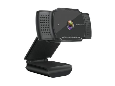 CONCEPTRONIC Webcam AMDIS 2k Super HD Webcam+Microphone sw (AMDIS02B)
