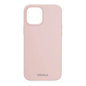 ONSALA COLLECTION Mobilskal Silicone Sand Pink iPhone 12 / 12 Pro (664006)