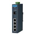 ADVANTECH 4 GE + 1 SFP Ind. Unmanaged