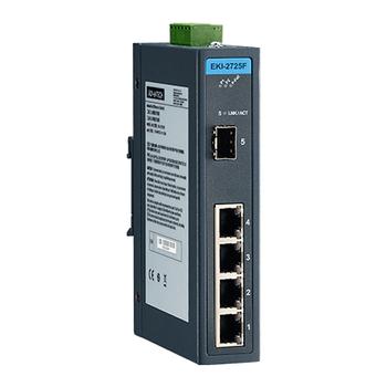 ADVANTECH 4 GE + 1 SFP Ind. Unmanaged (EKI-2725F-AE)