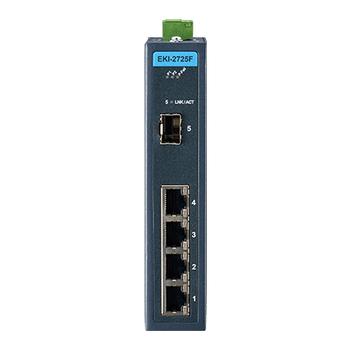 ADVANTECH 4 GE + 1 SFP Ind. Unmanaged (EKI-2725F-AE)