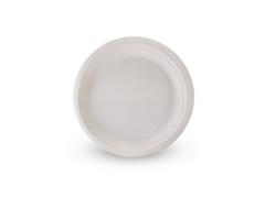 HUHTAMAKI Tallerken bagasse fiber 17cm hvit (50)