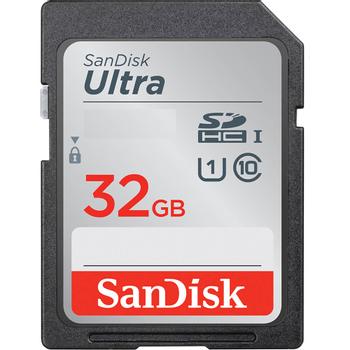 SANDISK Minneskort SDHC Ultra 32GB 120MB/s (SDSDUN4-032G-GN6IN)