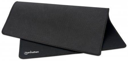 MANHATTAN XL Gaming Mousepad Smooth Waterproof Top Surface, Stitched Edges, Black Musemåtte (425414)