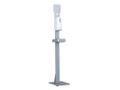 MULTIBRACKETS Automatic Hand Sanitizer Floorstand,  White (7350073739646)