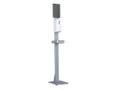 MULTIBRACKETS M Automatic Hand Sanitizer Floorstand | Fast 1520mm | VESA 50x50-100x100 | Vit (7350073739646)