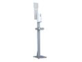 MULTIBRACKETS M Automatic Hand Sanitizer Floorstand | Fast 1520mm | VESA 50x50-100x100 | Vit (7350073739646)
