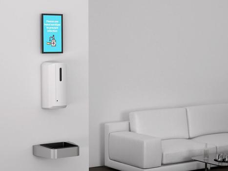 MULTIBRACKETS M Automatic Hand Sanitizer Wall | Vit (7350073739622)