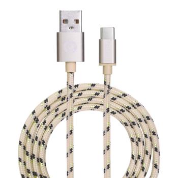 GARBOT Grab&Go 1m Braided Type-C Cable Gold (C-05-10191)
