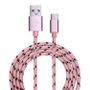 GARBOT Grab&Go 1m Braided Type-C Cable Pink (C-05-10193)