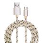 GARBOT Grab&Go 1m Braided Micro-USB Cable Gold (C-05-10194)