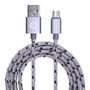 GARBOT Grab&Go 1m Braided Micro-USB Cable Silver