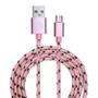 GARBOT Grab&Go 1m Braided Micro-USB Cable Pink (C-05-10196)