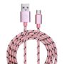 GARBOT Grab&Go 1m Braided Micro-USB Cable Pink