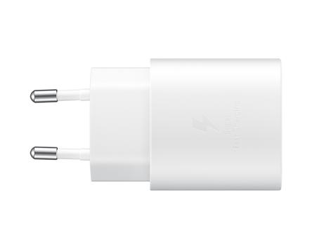 Samsung 25 watt reiseadapter - USB-C uten kabel, USB PD 3.0 PPS (EP-TA800NWEGEU)