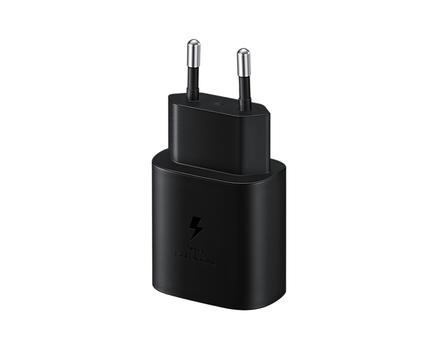 SAMSUNG 25W TRAVEL ADAPTER (W/O CABLE, BLACK) (EP-TA800NBEGEU)