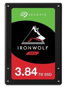 SEAGATE NAS SSD 3840GB SATA 6Gb/s 2.5inch height 7mm 3D TLC 24x7 IronWolf BLK (ZA3840NM10011)