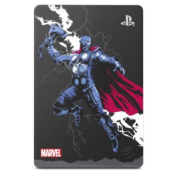 SEAGATE Game Drive for PS4 STGD2000205 - Marvel Avengers Limited Edition - Thor - hårddisk - 2 TB - extern (portabel) - USB 3.0 - grå-metallic - för Sony PlayStation 4 (STGD2000205)