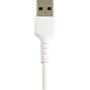 STARTECH 30CM USB TO LIGHTNING CABLE APPLE MFI CERTIFIED - WHITE CABL (RUSBLTMM30CMW)