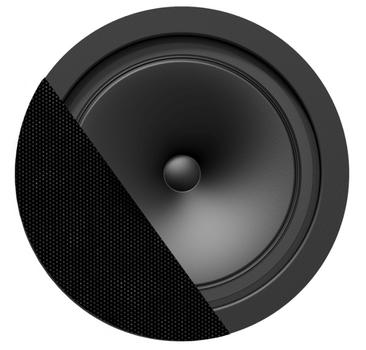 AUDAC Cena706/B takhøyttaler sort Innfellingshøyttaler 6W/ 3W@100V (CENA706/B)