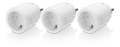 DELTACO Smart Plug, 3pk (hvit) WiFi, 10A, timer, støtter Amazon Alexa og Google Home