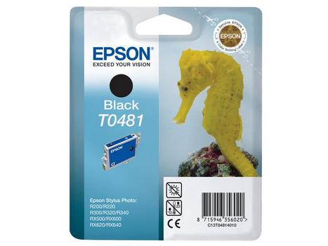 Epson T0481 - svart - original - blekkpatron (C13T04814010)
