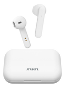 STREETZ True Wireless Stereo semi-in-ear, matte white