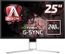 AOC Gaming AG251FG - AGON Series - LED monitor - 24.5" - 1920 x 1080 @ 240 Hz - TN - 400 cd/m² - 1000:1 - 1 ms - HDMI, DisplayPort - speakers - black, red