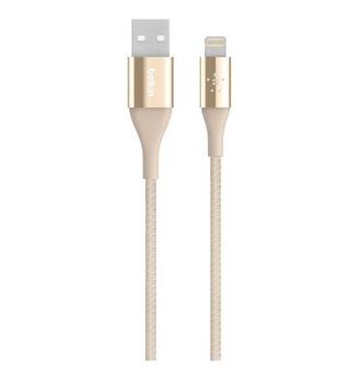 BELKIN Premium Kevlar Lightning to USB cable gold 1,2M (F8J207BT04-GLD)