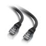 C2G G - Patch cable - RJ-45 (M) to RJ-45 (M) - 50 cm - UTP - CAT 6a - booted, snagless - black