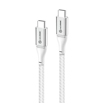 ALOGIC ALOGIC Ultra USB-C till USB-C kabel 5A/ 480Mbps - Silver (ULCC21.5-SLV)