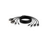BELKIN TAA Dual-Head DVI-D to HDMI High Retention KVM Combo Cable 1.8m IN (F1DN2CCBL-DH6T)