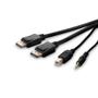 BELKIN Kvm Cable Black 1.8 M (F1DN2CCBL-MP6T)