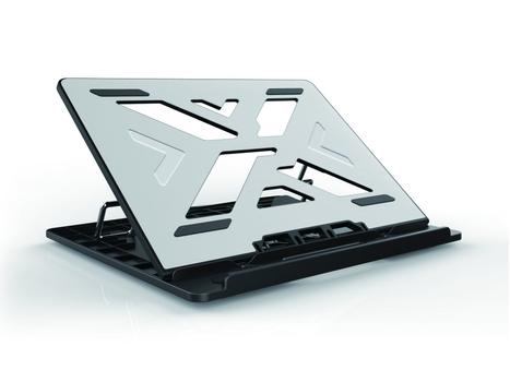 CONCEPTRONIC THANA ERGO S Laptop Cooling Stand, Gray Aluminum Surface (THANA03G)