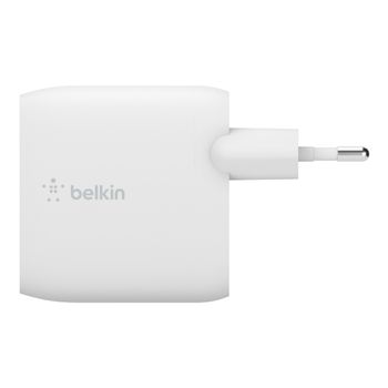 BELKIN Dual USB-A Charger, 24W white WCB002vfWH (WCB002VFWH)