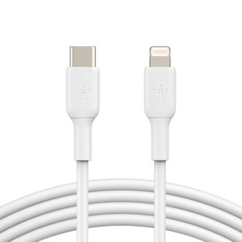 BELKIN Lightning to USB-C Cable (MFi) 1m White / CAA003bt1MWH (CAA003bt1MWH)