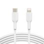 BELKIN Lightning to USB-C Cable (MFi) 1m White / CAA003bt1MWH