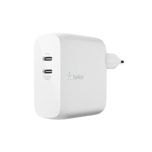 BELKIN Dual USB-C GaN Wall Charger 63W White / WCH003vfWH (WCH003vfWH)