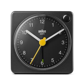 BRAUN BC 02 XB Quarzwecker schwarz Lichtfunk. (67100)